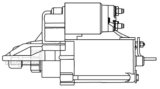 Стартер для а/м Ford Mondeo III (00-) 1.8i/2.0i 1,4кВт (LSt 1010) LST 1010 START VOLT