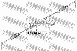 Опора рулевой рейки CYAB-006 CYAB-006 FEBEST