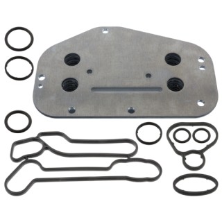 Радиатор масляный CHEVROLET Cruze (09-),Aveo OPEL Astra H,J + к-т прокладок (9шт 101406 FEBI BILSTEIN