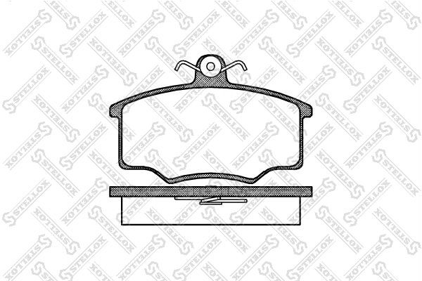 046 00=FDB175 !колодки дисковые п.\ Audi 80 1.6-2.0/1.6D 76-86, Volvo 340-360 82 057-000-SX STELLOX