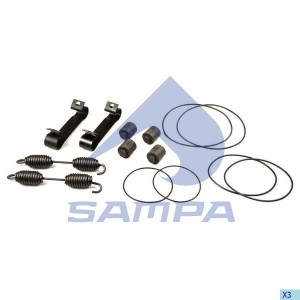 Ремкомплект BPW колодок тормозных (пружины,фиксаторы,ролики) SAMPA 075563 SAMPA