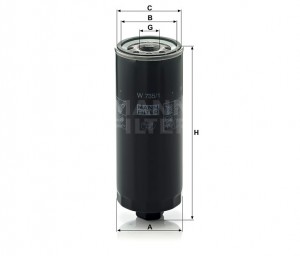 AUDI 100 C4 / A6 C4/C5 / V8 3.6-4.2 W 735-1 MANN FILTER