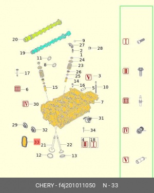 ЦЕПЬ МАСЛЯНОГО НАСОСА В СБОРЕ M36T/T1A/T1D F4J201011050 F4J201011050 CHERY