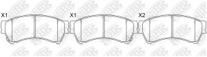 Колодки тормозные дисковые перед MAZDA 6 07 PN5806 PN5806 NIBK