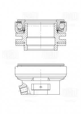 Муфта выкл. сцеп. КамАЗ Компас 12 (22-)/JAC N120 с двиг. Cummins ISF 3.8 (CT 071 CT0712 TRIALLI