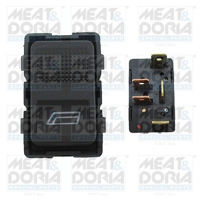 Выключатель кнопка AUDI 80 (86-94),100 (82-94),A6 (94-97) стеклоподъемника MEAT& 26156 MEAT DORIA