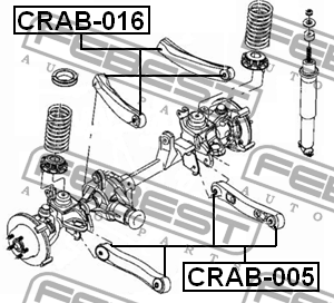Сайлентблок CRAB-005 CRAB-005 FEBEST