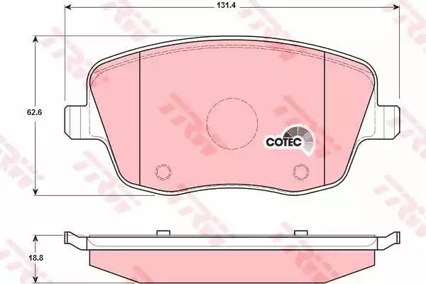 SEAT IBIZA IV /SKODA FABIA (1999-2006)/VW POLO (20 GDB1414 TRW