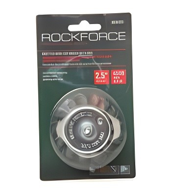 Кордщетка для дрели "чашка" 65мм витая сталь в блистере ROCKFORCE RFBCR125 ROCK FORCE