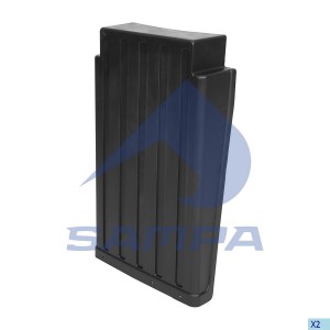 Крыло универсальное заднее Schmitz 440x735мм, с вырезами 18950014 SAMPA