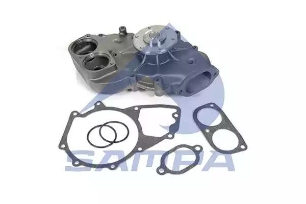 Насос водяной MAN MERCEDES без ретарды (крыльчатка 135мм) SAMPA 202.497 SAMPA