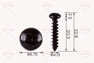 Клипса автомобильная [упаковка 10 штук] TJB1814 TJB1814 TATSUMI