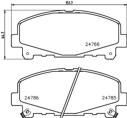 Колодки тормозные дисковые передние HONDA ACCORD VIII 2.4 AN-778WK AN-778WK AKEBONO