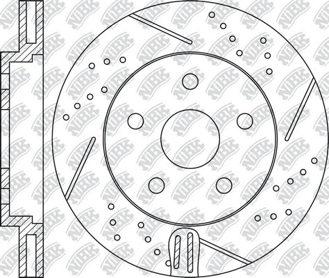 Диск тормозной Performance NISSAN MURANO/PATHFINDER 14- RN1557DSET RN1557DSET NIBK