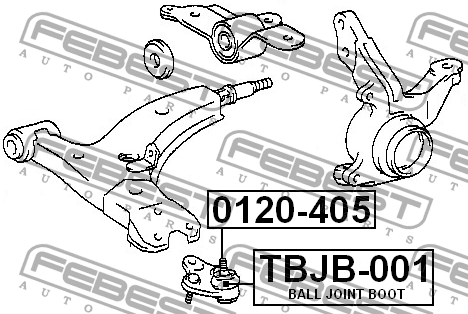Пыльник шаровой опоры TBJB-001 TBJB-001 FEBEST