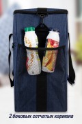 Сумка изотермическая 23л Peva Interpack синяя KRAFT KT835932 KRAFT
