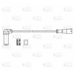 Датчик ABS для а/м Mercedes-Benz Actros MP2/MP3 (03-)/Axor (01-) угловой 1350мм  VSABS1501 START VOLT