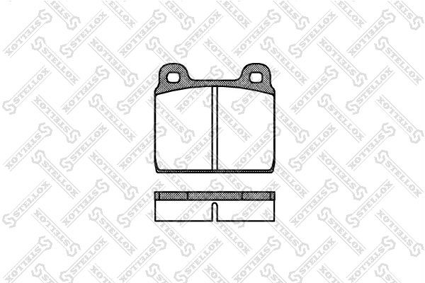 002 20=571236X !колодки дисковые п.\ VW T2 1.6-2.0/1.6D 79-86 013-020-SX STELLOX
