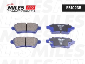 Колодки тормозные задние (Смесь CERAMIC серия PRO) NISSAN PATHFINDER 05-/NAVARA  E510235 MILES