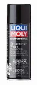 Смазка для цепей "LIQUI MOLY" Racing Kettenspray weiss (400 мл) (для мототехники 1591 LIQUI MOLY