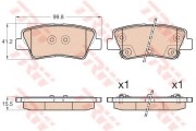 Колодки тормозные дисковые(аналог TRW GDB3537) GDB3537ZFR GDB3537ZFR ZF