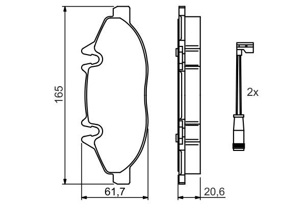 MERCEDES VITO/VIANO (W639) (2003>) 0 986 494 081 BOSCH