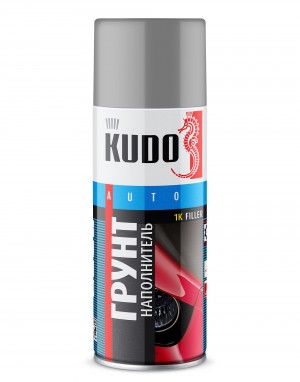 Грунт серый акриловый наполнитель 1К 520мл KUDO KU-2201 KUDO