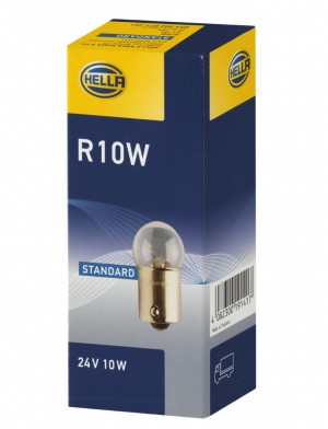 Лампа габаритная маленькая ,Hella 24V10W R10W 8GA002071-251 HELLA