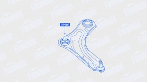 Сайлентблок рычага передней подвески Renault Fluence (L30)/Megane III (EZ0/1)/Sc SB901 FINWHALE