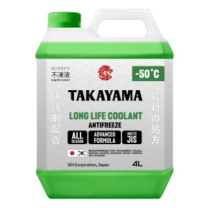 Антифриз зеленый Long Life -50C 4л TAKAYAMA 700504 TAKAYAMA