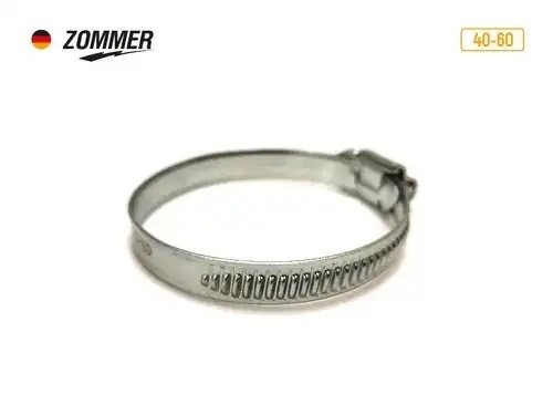 Хомут червячный 40-60 мм 4060 ZOMMER