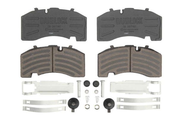 колодки дисковые! 29171 с р/к\ BPW DB2917182 DANBLOCK