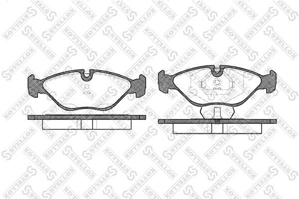 319 00=FDB670=571465B !колодки дисковые п.\ Saab 900/9000 2.0-2.3 16V 88-98 330-000-SX STELLOX
