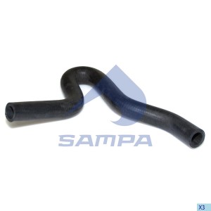 Патрубок отопителя 021139 SAMPA
