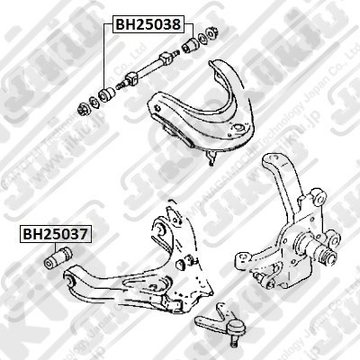 Сайлентблок верхн рычага FORD RANGER 98- BH25038 BH25038 JIKIU