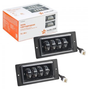 Фара светодиод, четкая свет.граница, 36W Бел, 174x85x60, кмпл 2шт. (ALED069) ALED069 AIRLINE
