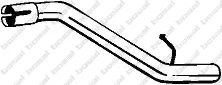 Глушитель MAZDA 3 (02-) средняя часть BOSAL 750-203 BOSAL