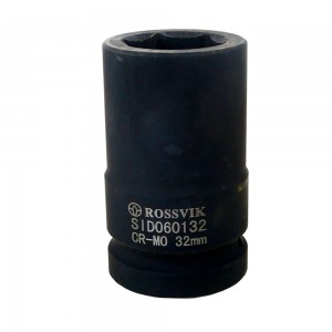головка торцевая! ударная, глубокая 1'', 32мм\ SID060132 ROSSVIK