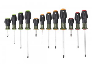 Набор отверток 12 пр (SL, PH, PZ) /ДЕЛО ТЕХНИКИ/ 728125 DELO TEHNICI