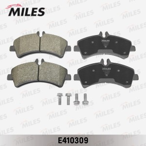 Колодки тормозные задние (без датчика + болты) (Смесь Low-Metallic) MERCEDES SPR E410309 MILES
