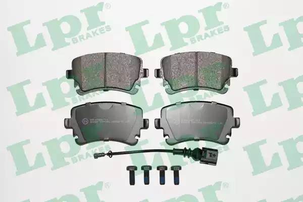 Колодки задние VW TRANSPORTER V 05P1206 05P1206 LPR