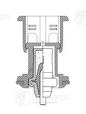 Термостат VW Golf (13-) AUDI A3 (13-) SEAT Leon (13-) SKODA Octavia (13-) LUZAR LT 1824 LUZAR