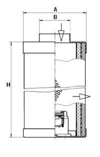 Фильтр воздушный C24071 C 24 071 MANN FILTER