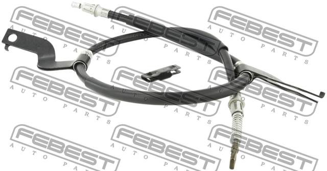 Трос стояночного тормоза OPEL Antara (07-) правый FEBEST 10100-CAPRH FEBEST