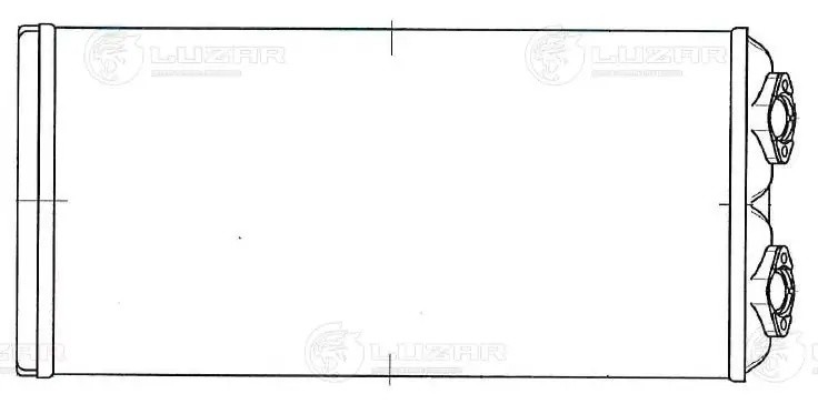 Радиатор отопителя МАЗ-5440,6430 (ЕВРО-3) LUZAR LRH 1231 LUZAR