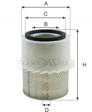 Фильтр воздушный AG176 AG 176 GOODWILL