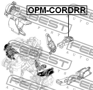 Опора двигателя OPM-CORDRR OPM-CORDRR FEBEST