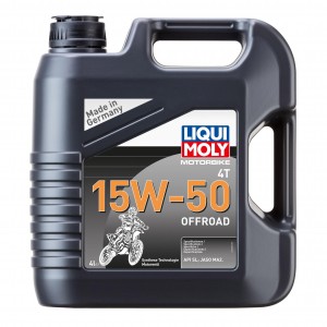 Масло моторное для 4-х тактных двигателей LIQUI MOLY MOTORBIKE 4T OFFROAD 15W50  3058 LIQUI MOLY