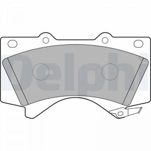 LP2134 колодки дисковые п.\ Toyota Land Cruiser 4.7/4.5D V8 08> LP2134 DELPHI