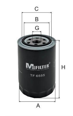фильтр масляный!\ Iveco Daily 3.0HPI/HPT (Euro 4) 7.06> TF6555 MFILTER AUTOMOTIVE FILTERS